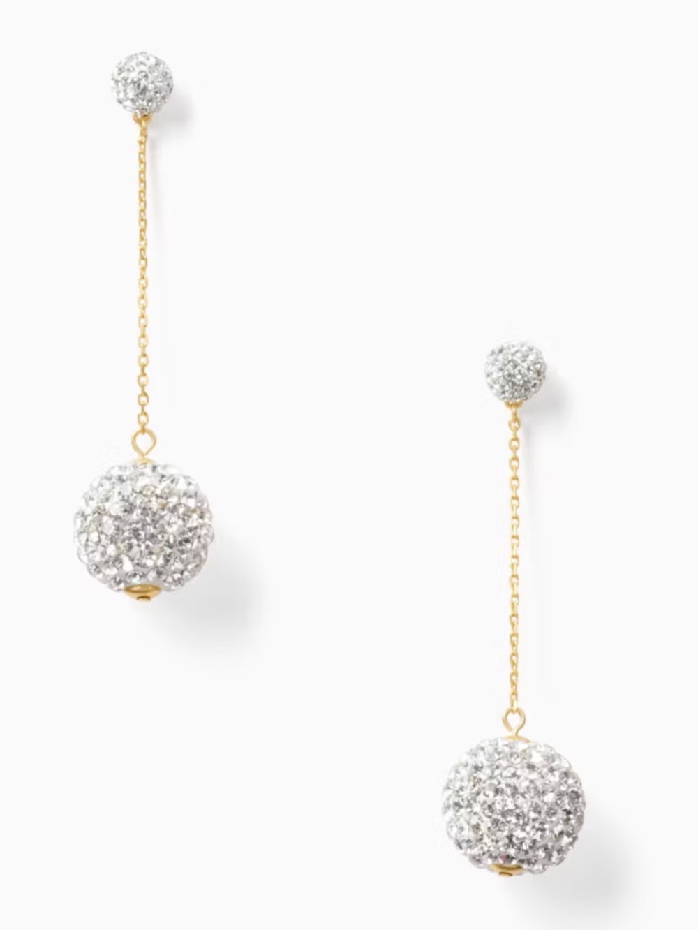 KATE SPADE ♠️ RAZZLE DAZZLE LINEAR STATEMENT EARRINGS